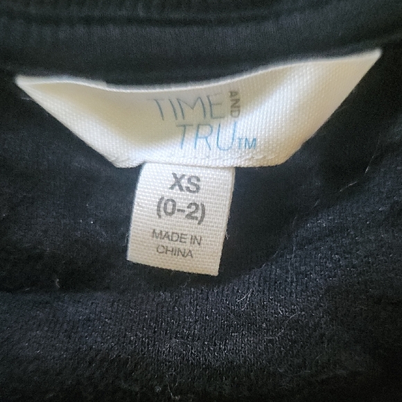 Time and Tru Black Quilted Jumpsuit - Picture 2 of 7